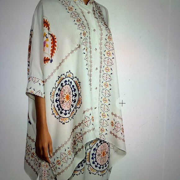 JADE BY JOHNNY WAS ~ BLOUSE AND PANTS ~ SIZE L/XL - Picture 4 of 15